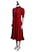 Feeriay Horror Movie Costume Cosplay Red Dress Outfits for Adults Women Halloween Party Women