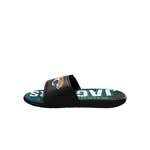 Image of FOCO New Orleans Saints NFL Mens Gradient Wordmark Gel Slide