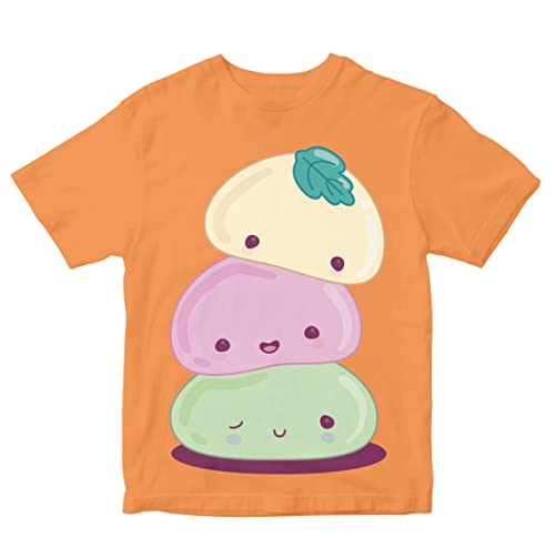 Image of Kids T-Shirt Kawaii Mochi - Japanese Rice Cake 100% Cotton Boy's Girl's Regular Fit Unisex T-Shirt