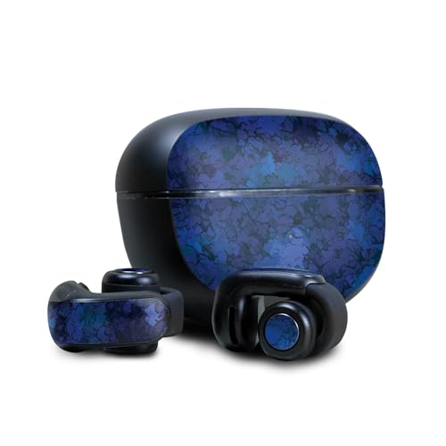 Image of Skin Compatible with Bose Ultra Open Earbuds - Blue Ice - Premium 3M Vinyl Protective Wrap Decal Cover - Easy to Apply | Crafted in The USA by MightySkins