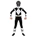 Morphsuits Morph Black Mighty Morphin Power Rangers Costume Kids, Power Rangers Mighty Morphin Costume, Boys Halloween Costume, Medium