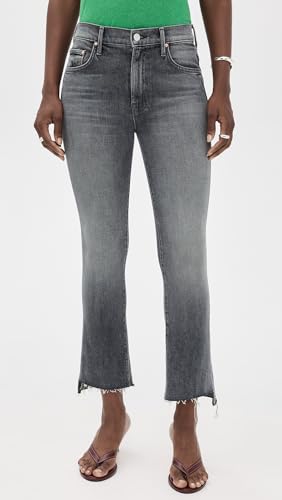 MOTHER Women's Insider Crop Step Chew Jeans3