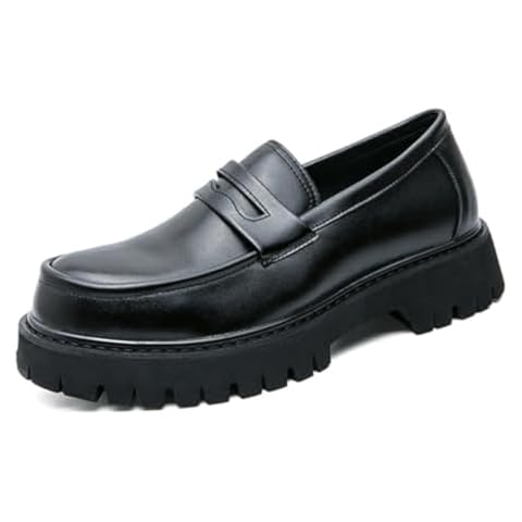 Galonfulty Men's Leather Loafers Cover