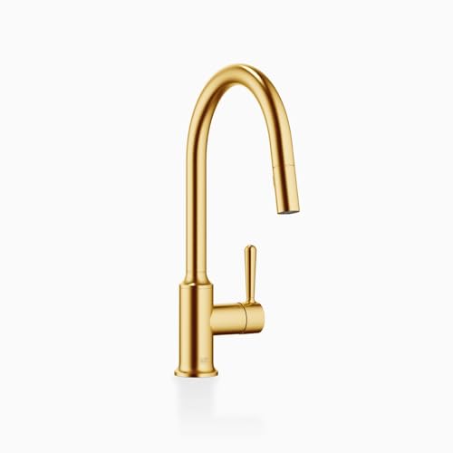 Dornbracht Single Lever Mixer Pull-Down with Spray Function VAIA 33870809 Brushed Durabrass (23kt Gold)