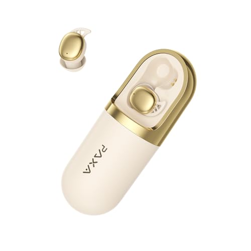 Image of PAXA Invisible Sleep Earbuds for Side Sleepers, Small Earbuds | Bluetooth 6.0 Sleep Headphones with Soft Silicone Tips, Mini Earbuds for Sleeping, Snoring Noise Isolation, S13 Beige