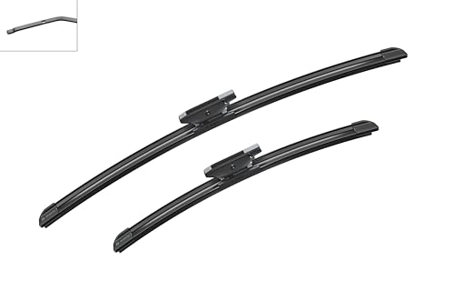 Image of BOSCH 3397014095 AeroTwin Wiper Blade Combo Pack - Set of 2 (20 inch & 14 inch) | Driver and Passenger Side Original Equipment Replacement Blades