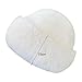 Tachiuwa Winter Faux Fur Hat Women Fashion Headwear Cossack Hat Russian Hat for Outdoor, White