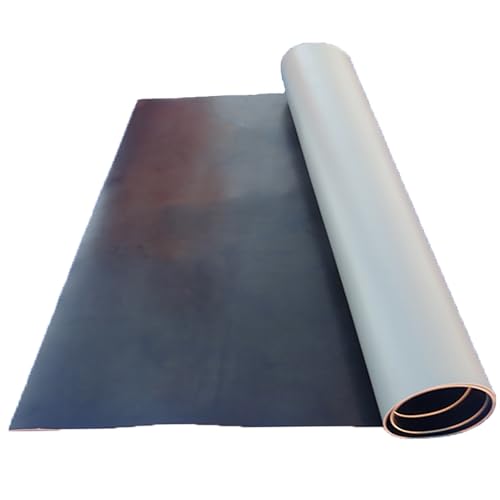 Anti-Static Mat for Pc Building, Computer Electronics Repair, Gray Rubber ESD Soldering Mats Roll & Double Layers Thick ESD Dissipative Desktop Pad(4.9x3.3ft/1.5x1m)