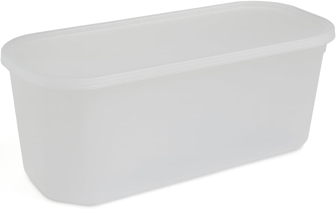 5 Litre Napoli Ice Cream Container/Rectangular storage container (100)