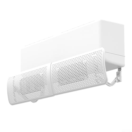 Gdfnmogo Windabweiser für Klimaanlage, Wandmontage, Luftstrom-Umleiter, verstellbarer AC-Windschutz, Anti-Direktblasschutz für Zuhause,...