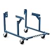 Engine Cradle Stand with Wheels Compatible with Ford Small Block Easy Movement, Rolling Heavy Duty Steel Engine Cradle Engine Cart 1000 Pounds Capacity Powder Coated