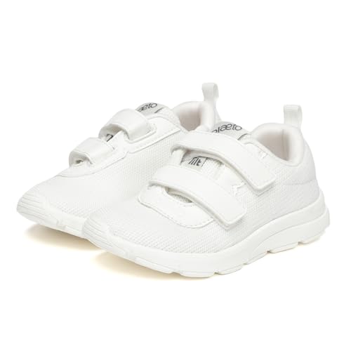 Image of Plaeto Aspire Unisex Black School Shoes for Boys and Girls | Uniform Shoes for Kids | Tilt Lace up Closure, Breathable Upper | Multiplay Sports Shoes - Girl | Boy | Child | Kids School Shoes Black