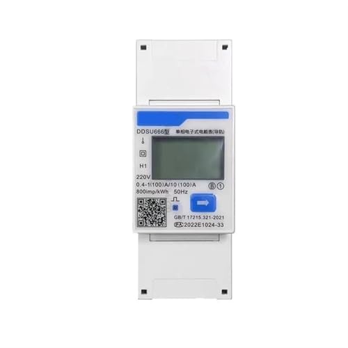 Compteur monophasé DDSU666 80A pour stopper le gaspillage d'énergie