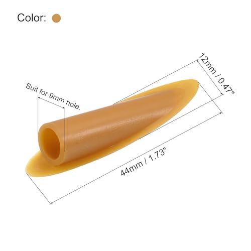 Image of MECCANIXITY 9mm Plastic Pocket Hole Plugs,Wood Plugs for Pocket Hole Jig Working Tool Accessories,Light Brown Pack of 100