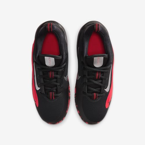 Nike IsoFly Big Kids' Basketball Shoes (Black/University Red/Light Crimson/Metallic Silver)4