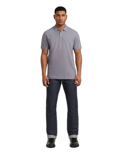 G-STAR Raw C.V. Men's Dunda Overdyed Slim Polo Shirt, Gray, Large 3