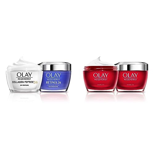 Olay Regenerist Crema de Noche Retinol 24 y Día Colágeno Rutina Facial