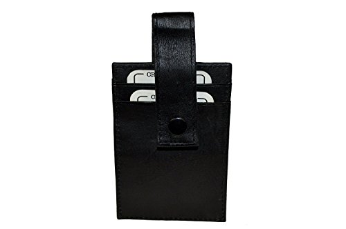 LB LEATHERBOSS Id Holder with Belt Loop and Credit Card Slots - Genuine Leather2