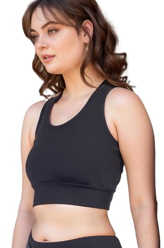 Image of Sports Bra for Women | Non-Padded High Support Gym, Yoga & Running Bra | Seamless Sweat-Wicking Polyester Workout Bra