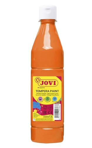 Tempera liquida jovi escolar 500 ml naranja