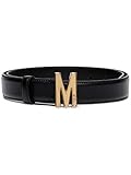 moschino gürtel sale GÜRTEL MOSCHINO, LEDER 100%, farbe SCHWARZ, Breite 3cm, CO, produkt-code A801580062555