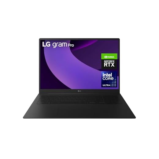 2025 LG gram Pro Notebook 17 Zoll Laptop - Intel Core Ultra 7 Prozessor (32GB RAM, 2TB Dual SSD, NVIDIA GeForce RTX 5050, Windows 11 Home, Bluetooth 5.4, Thunderbold 4) - Schwarz
