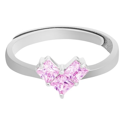 ZAVYA Women Pure 925 Pure Silver Rhodium Plating Ring Jewelry For Girlfriend, Wife, Mom | With Certificate of Authenticity and 925 Hallmark (B0BJ2RLNVP) Amazon Price History, Amazon Price Tracker
