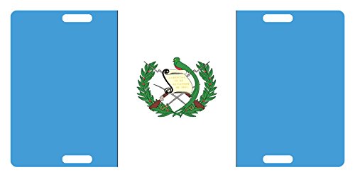 GUATEMALA Flag Custom License Plate Guatemalan Central American Emblem Version # 2 (ORIGINAL VERSION)