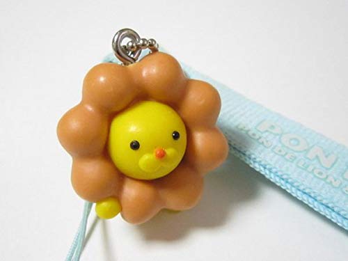 Amazon.co.jp: ミスド ポンデライオン ポンデリング ストラップ 水色  