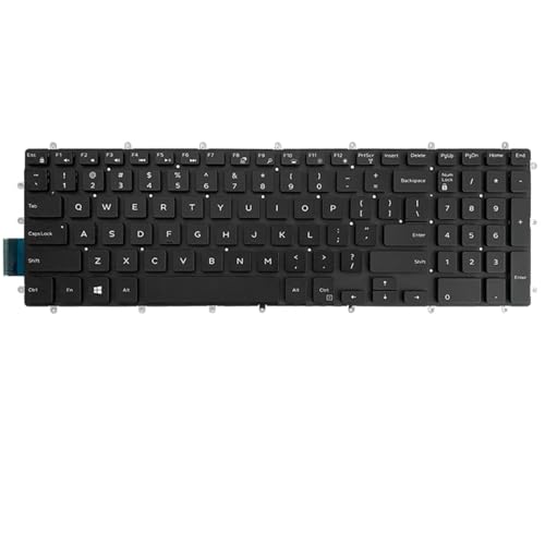 Clavier PC portable Dell Latitude 3500 noir version États-Unis rechange QWERTY