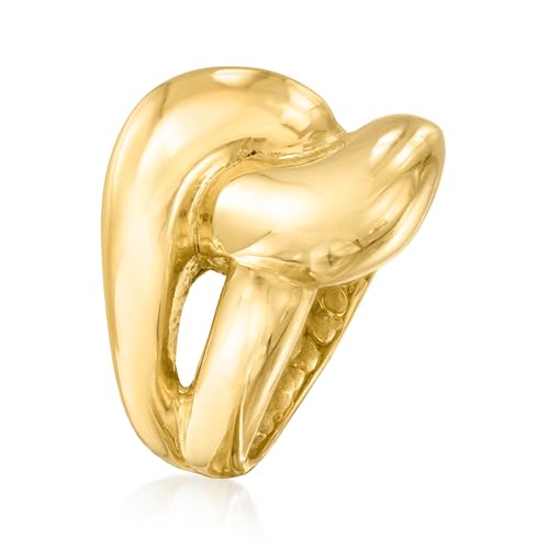 Ross-Simons Italian 18kt Yellow Gold Interlocking Ring3