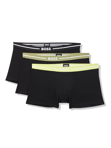 BOSS Men's 3-Pack Bold Logo Trunks