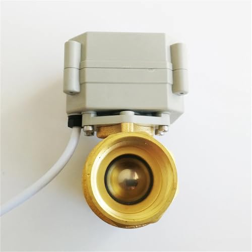 Válvula de bola motorizada 2 cables CR301 latón rosca BSP 5V 4