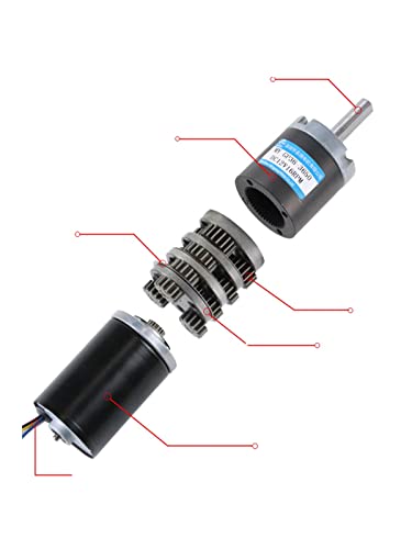 Moteur DC 24v 37rpm sans balais pour couple puissant sans surchauffe - 4