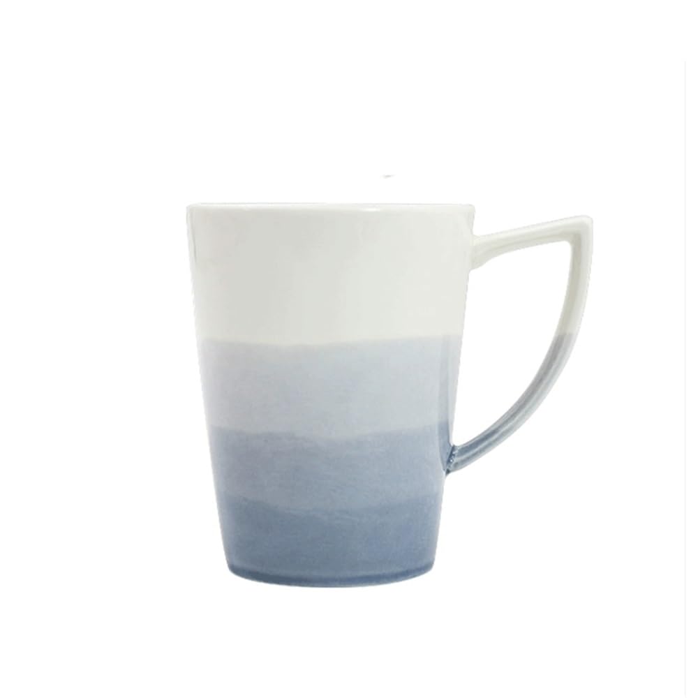 Tasse à café en céramique bicolore grise 360ml pour expresso