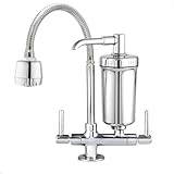 Torneira Com Filtro Em Abs De Bancada Flexível Cromado