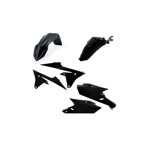 Kit plastiques YAM WRF 250 15 Noir carénage rechange moto cross Acerbis