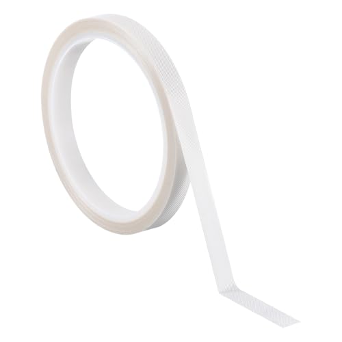 Image of PATIKIL Heat Resistant Tape, 0.2 Inch x 33 Feet High Temperature Tape PTFE Adhesive High Heat Tape Waterproof for Vacuum Sealer Machine Insulation Protection, White, 0.18mm Thick