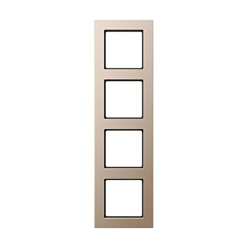 Jung cadre pour 4 prises ac584ch pour harmoniser vos interrupteurs de salon