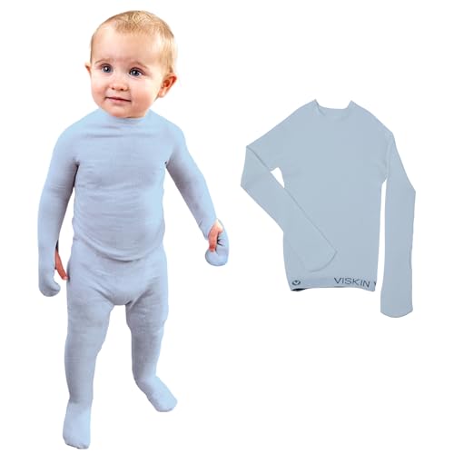 Viskin Baby Seamless Tops with Cooling Viscose Fibre - Gentle Under Layer Tops for Boys and Girls - Skin Comfort - 1-2 Years