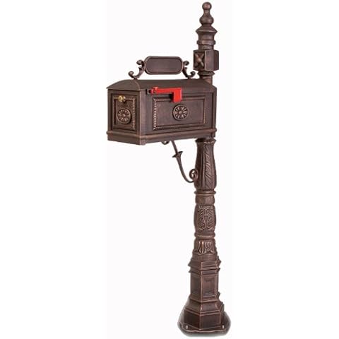 Better Box Mailboxes Decorative Residential Curbside Cast Aluminum Mailbox Bronze Authentic * Original * Exclusive Cover