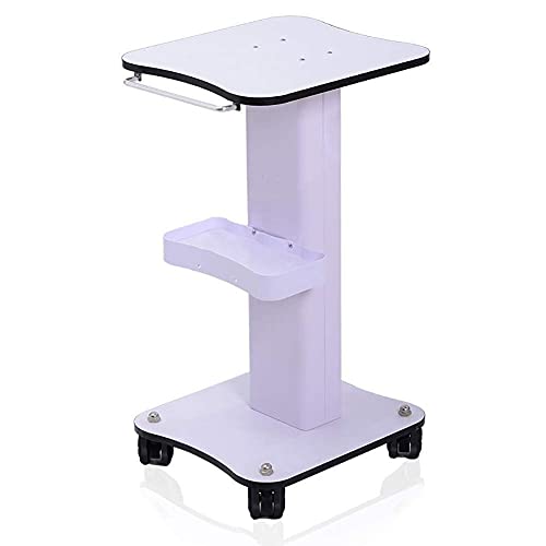 Carro industrial multifuncional, carrito con ruedas, herramientas de burbujas pequeñas, carrito utilitario con asa y rueda de freno, carrito de belleza con bandeja de almacenamiento, capacidad de