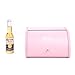 KL X458 Pink Bread Box Roll Top, Metal Bread Box for Kitchen Countertop, Large Capacity, Keeps Bakery Items Fresh Longer, Bread Bin for Kitchen Countertop, Breadbox to Store Cookies, Bagels, Muffins