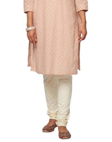 Image of Fabindia Womens Cotton Regular fit Churidar Pants