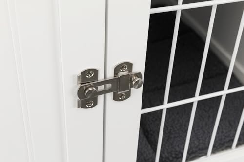 TRIXIE Hundehütte Indoor Home Kennel 73T x 53B x 53H cm weiß – komfortable Hundebox für kleine - mittelgroße Hunde – gemütlicher Rückzugsort für deinen Vierbeiner – sicher & hochwertig - 39753