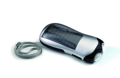 Preisvergleich Produktbild Heim & Büro Taschenlampe Solar mit 2 LED