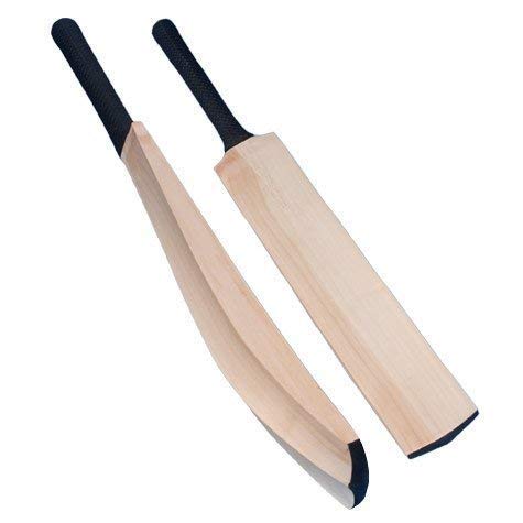 Bhoomi Traders Trends Quality Handmade Plain Kashmir Willow Bat Long Handle for Hard Tennis Ball Size 6-image-21