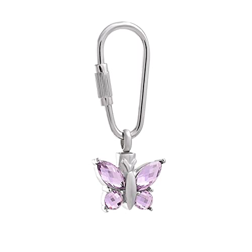 Urne crémation porte-clés papillon vert acier inoxydable souvenir mémorial