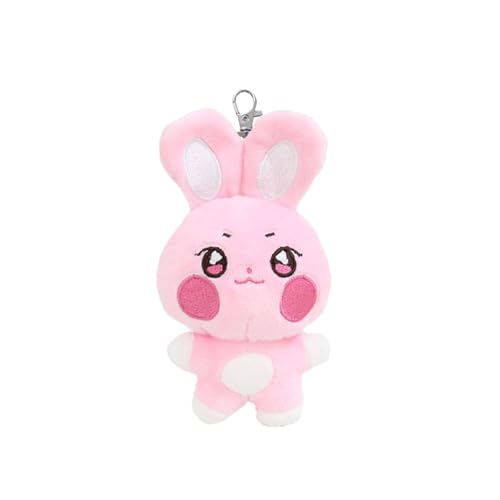 FiveMileBro Kpop ATINY Schlüsselanhänger 12cm Plüsch Puppe Ani-teez Cartoon Autoschlüsselanhänger für Damen Handtasche & Schultasche a-teez keychain(rabbit)