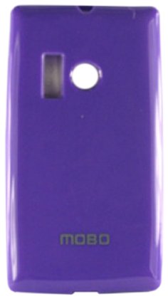 MoboCell Phone Case for Nokia 505 - Retail Packaging - Purple
